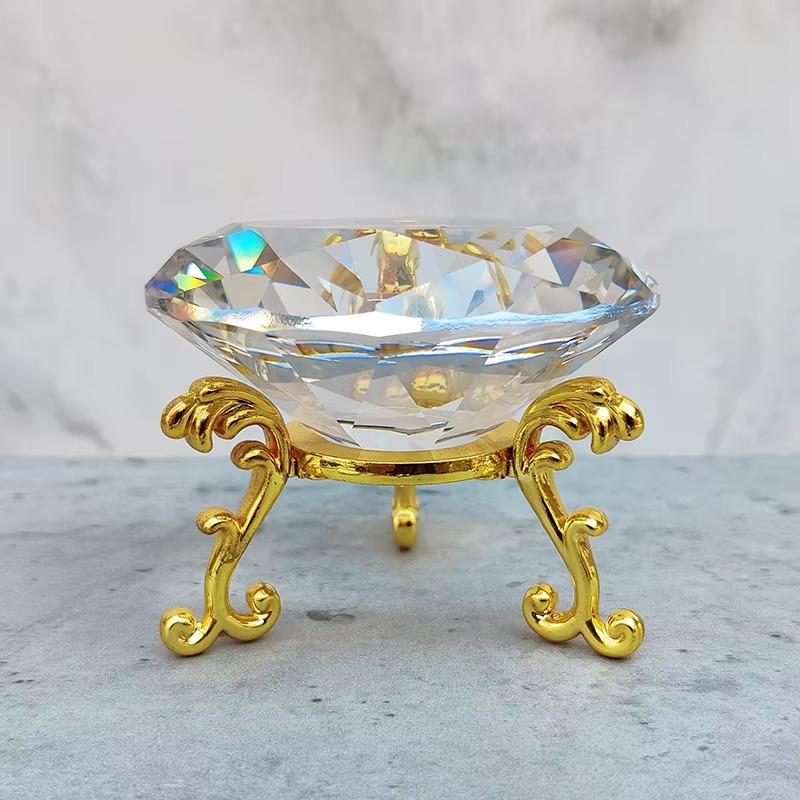 80mm K9 Crystal Diamond With M - Paper Weight Crystal 评论和价格