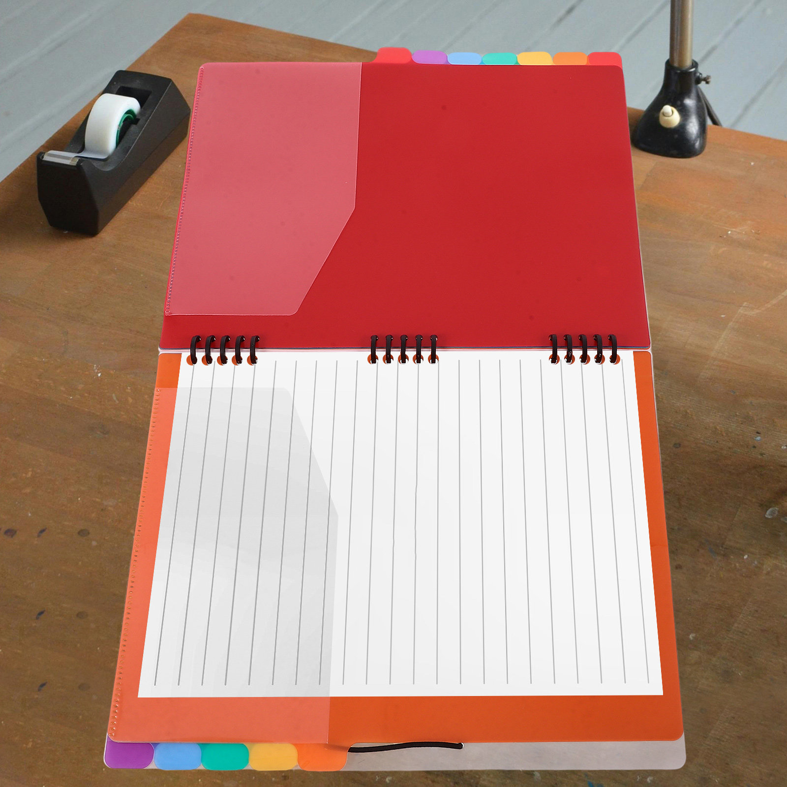 A4 Document Organizer Folder w - Tab Divider A4 评论和价格