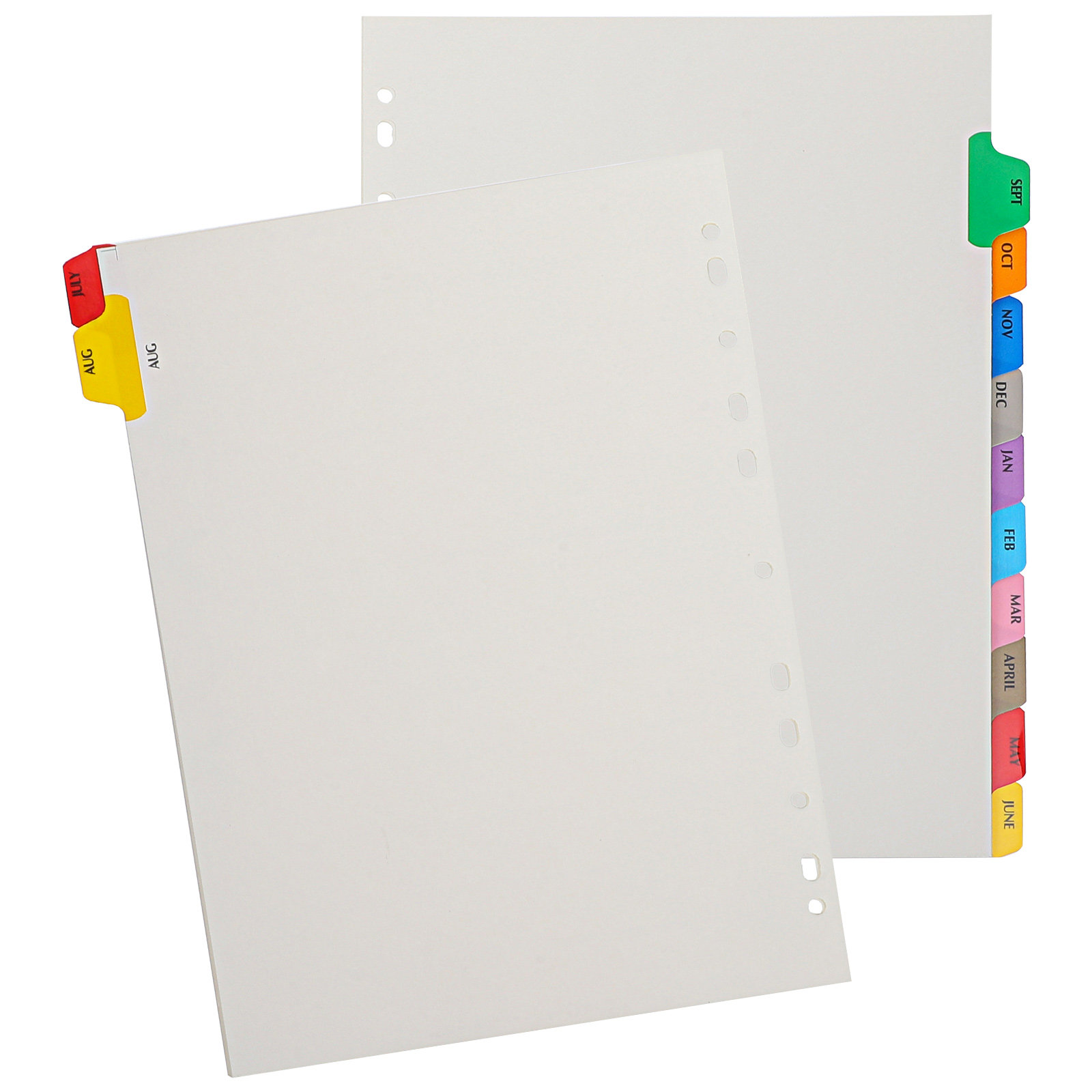 12Sheets Index Binder Dividers - Tab Divider A4 评论和价格