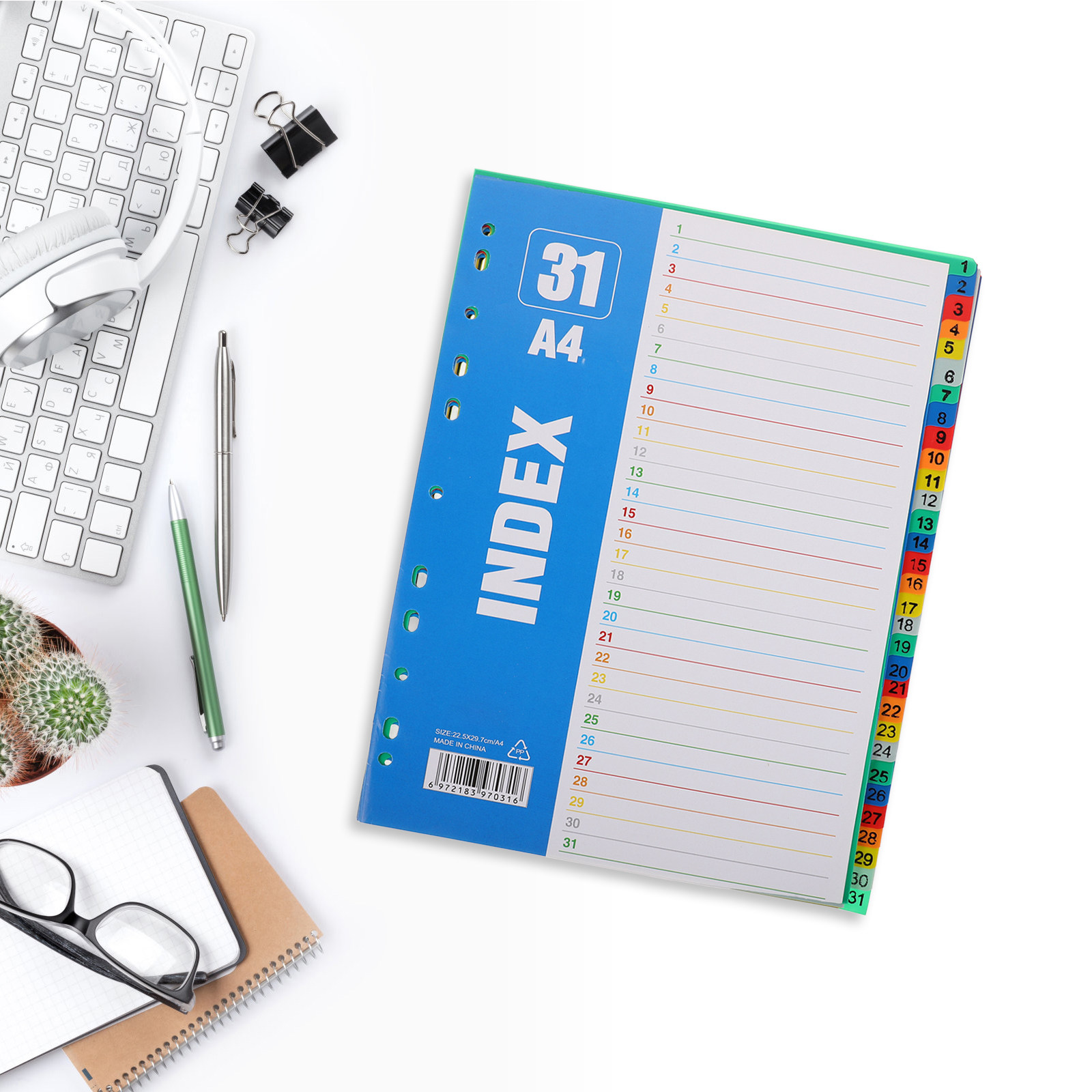 1Set Number Index Page A4 11-H - Tab Divider A4 评论和价格