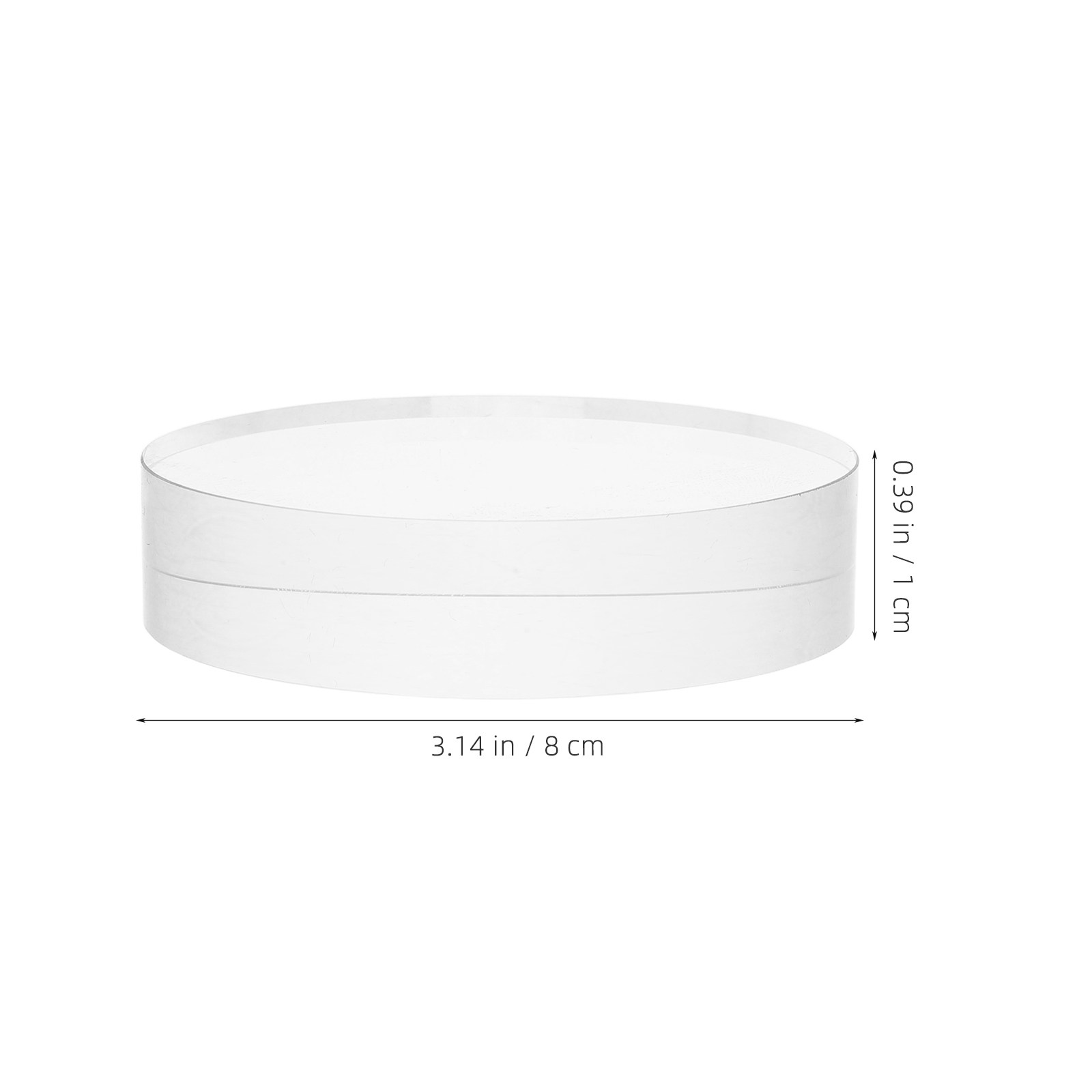 Round Crystal Paperweight 3.15 - Book Weight Glass 评论和价格