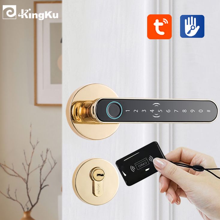 Smart Fingerprint Door Lock Ha - Letter Opener Brass 评论和价格