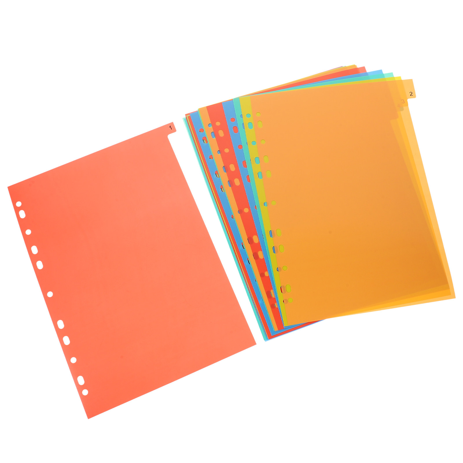 20Sheets A4 Plastic Binder Div - Tab Divider A4 评论和价格