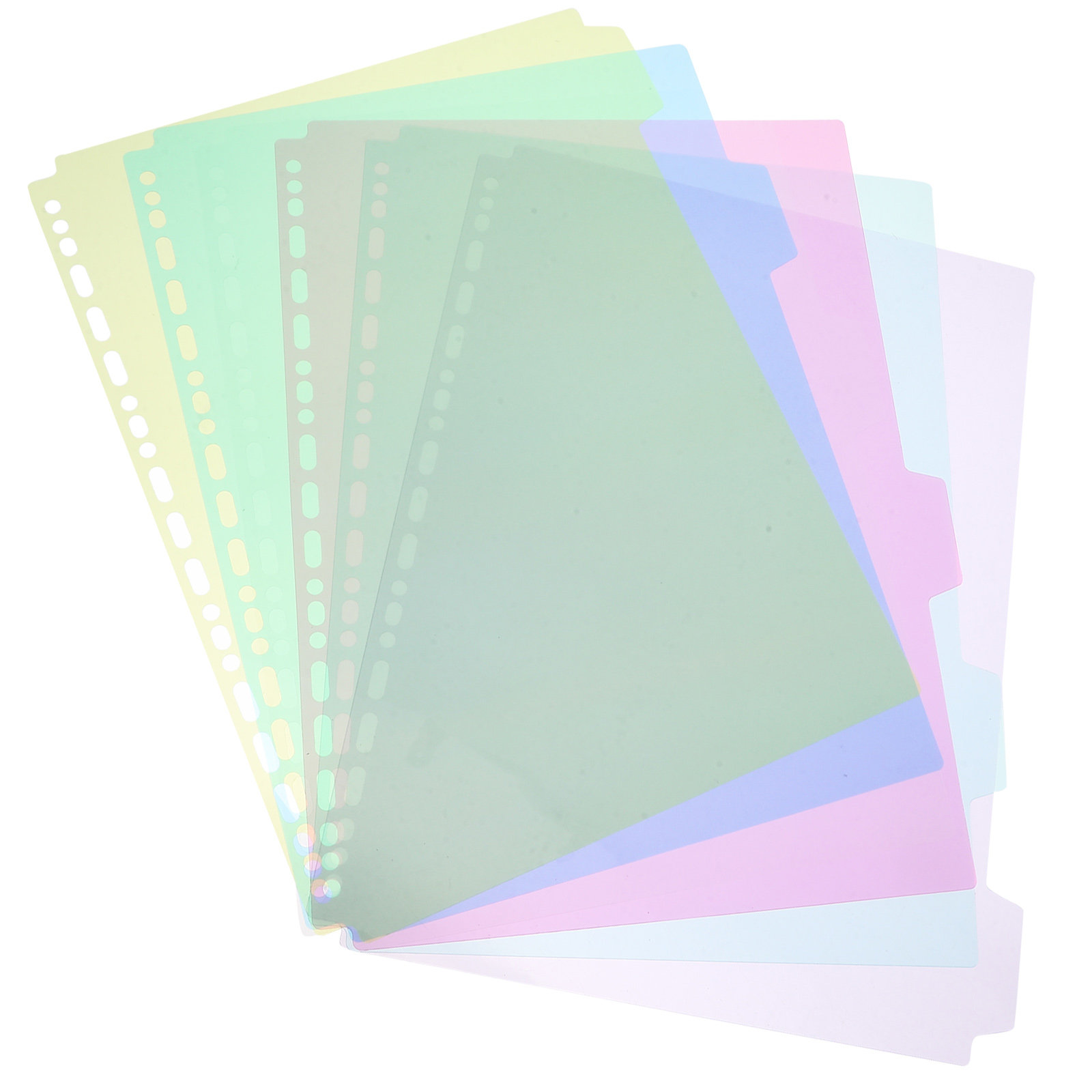 6Pcs File Binder Tabbed Divide - Tab Divider A4 评论和价格