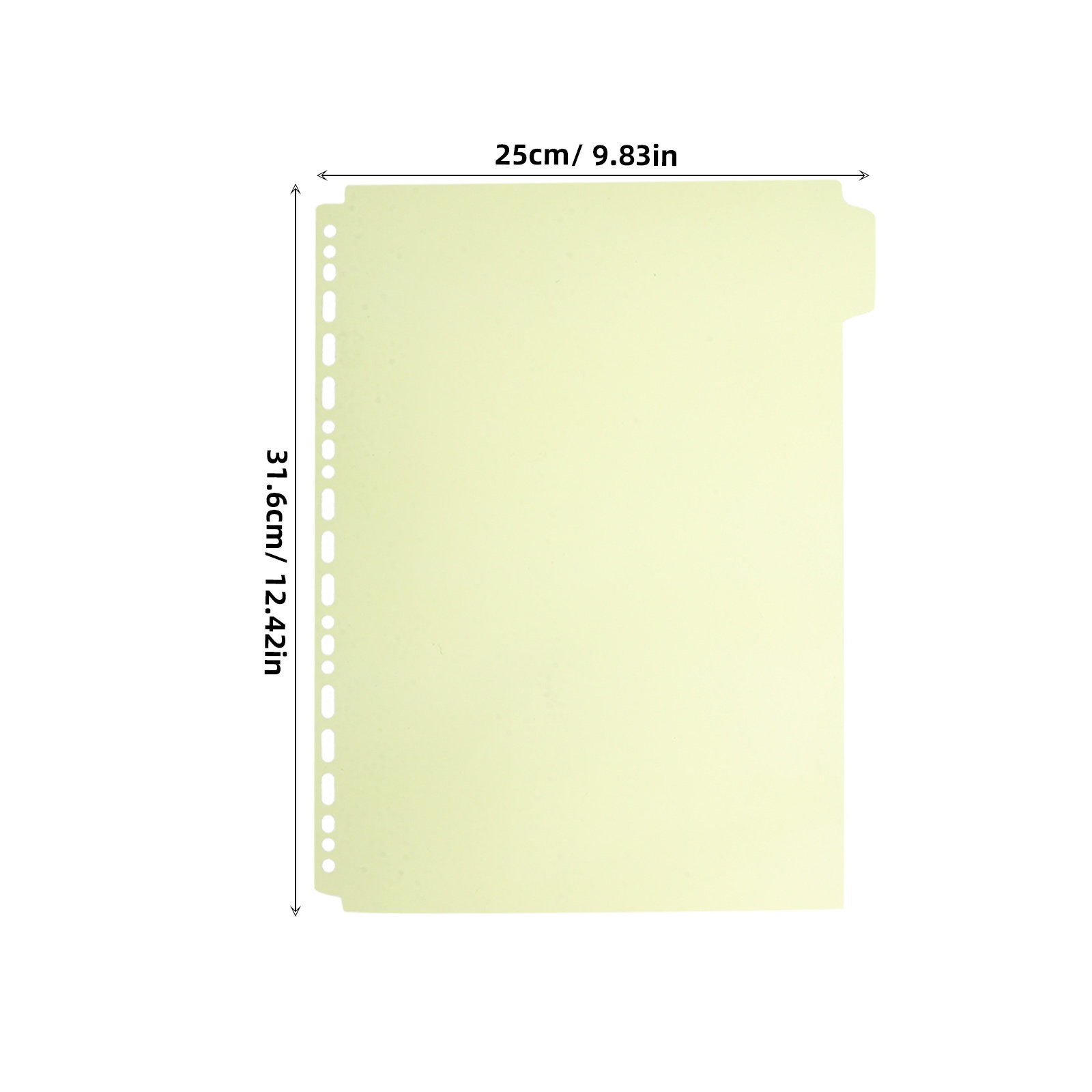 6Pcs File Binder Tabbed Divide - Tab Divider A4 评论和价格