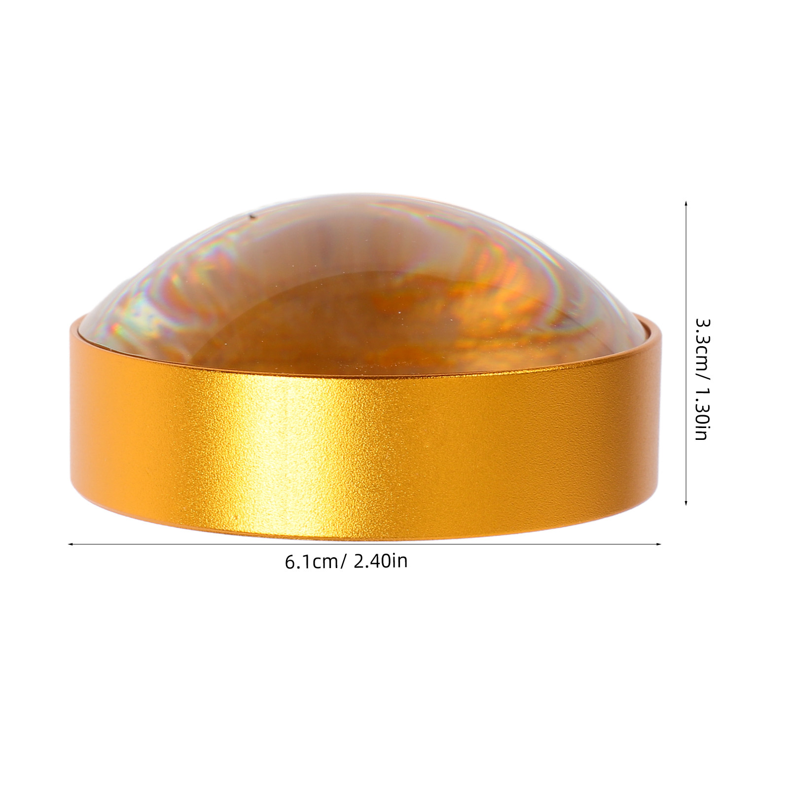 6X Crystal Dome Magnifier with - Book Weight Glass 评论和价格