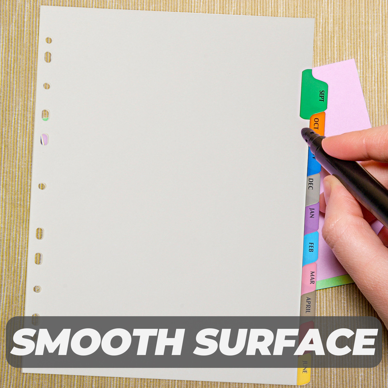 12Sheets Index Binder Dividers - Tab Divider A4 评论和价格