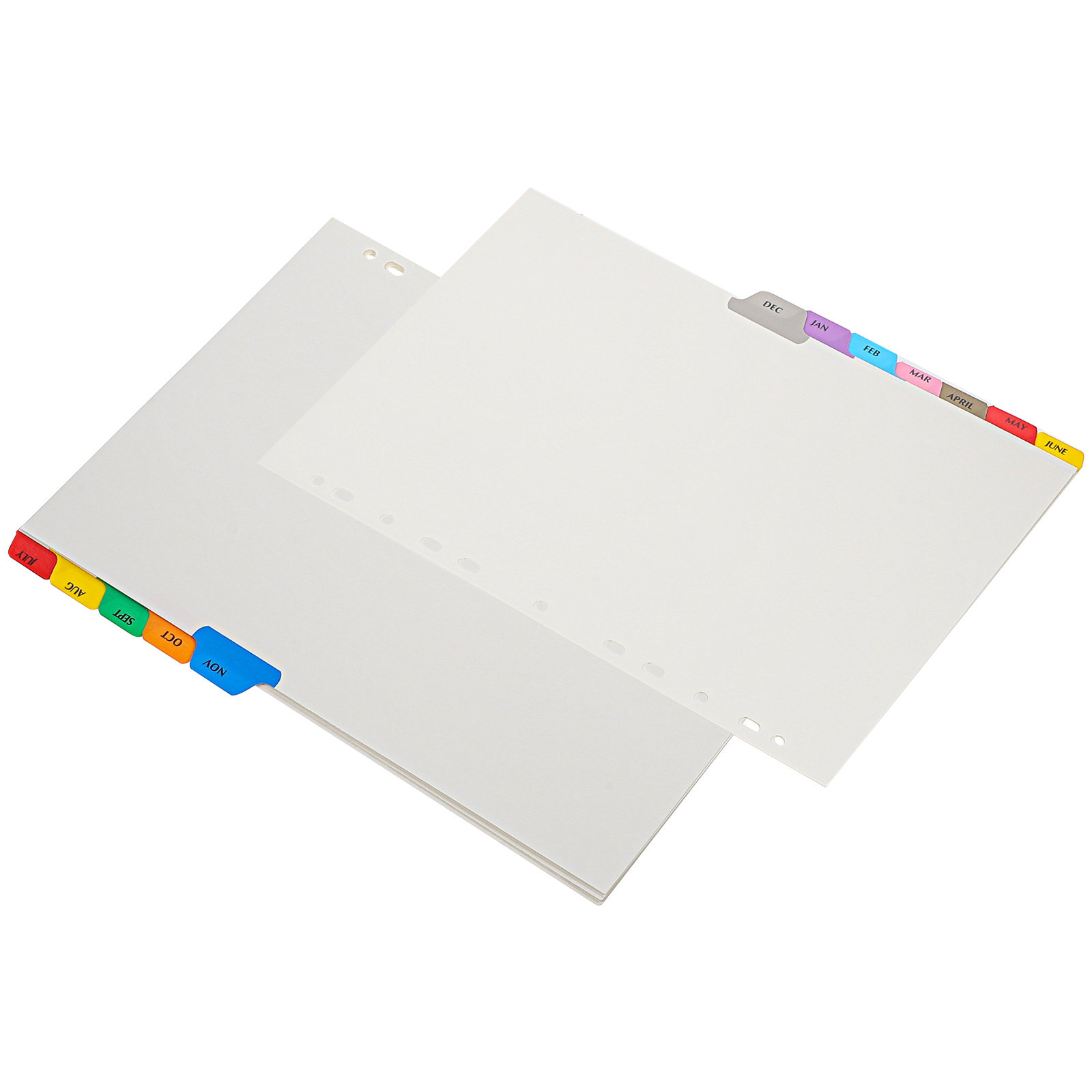 12Sheets Index Binder Dividers - Tab Divider A4 评论和价格